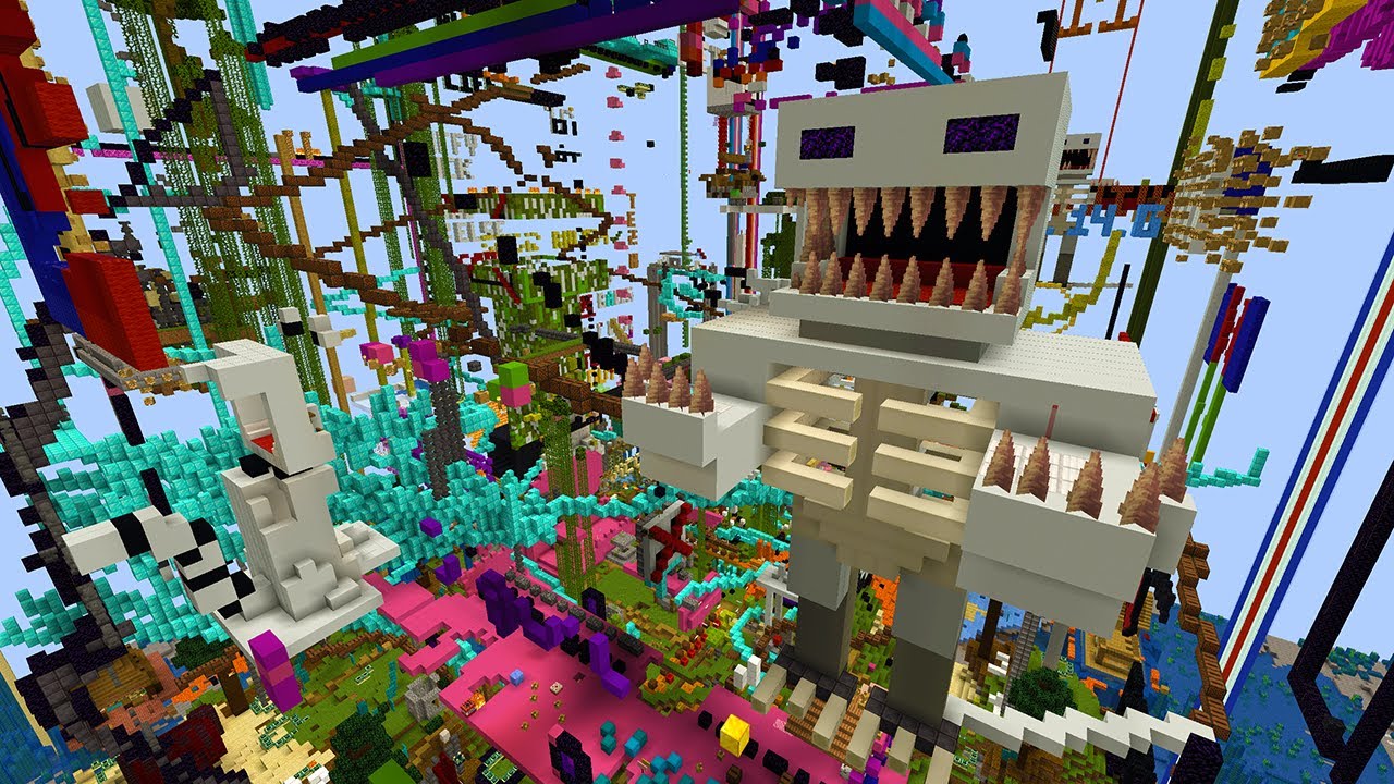 Творческий режим без правил для 100 игроков