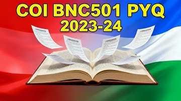 COI BNC501 PYQ 2023-24 | AKTU Constitution of India Previous Year Paper | B.Tech 3rd Year Exam Prep