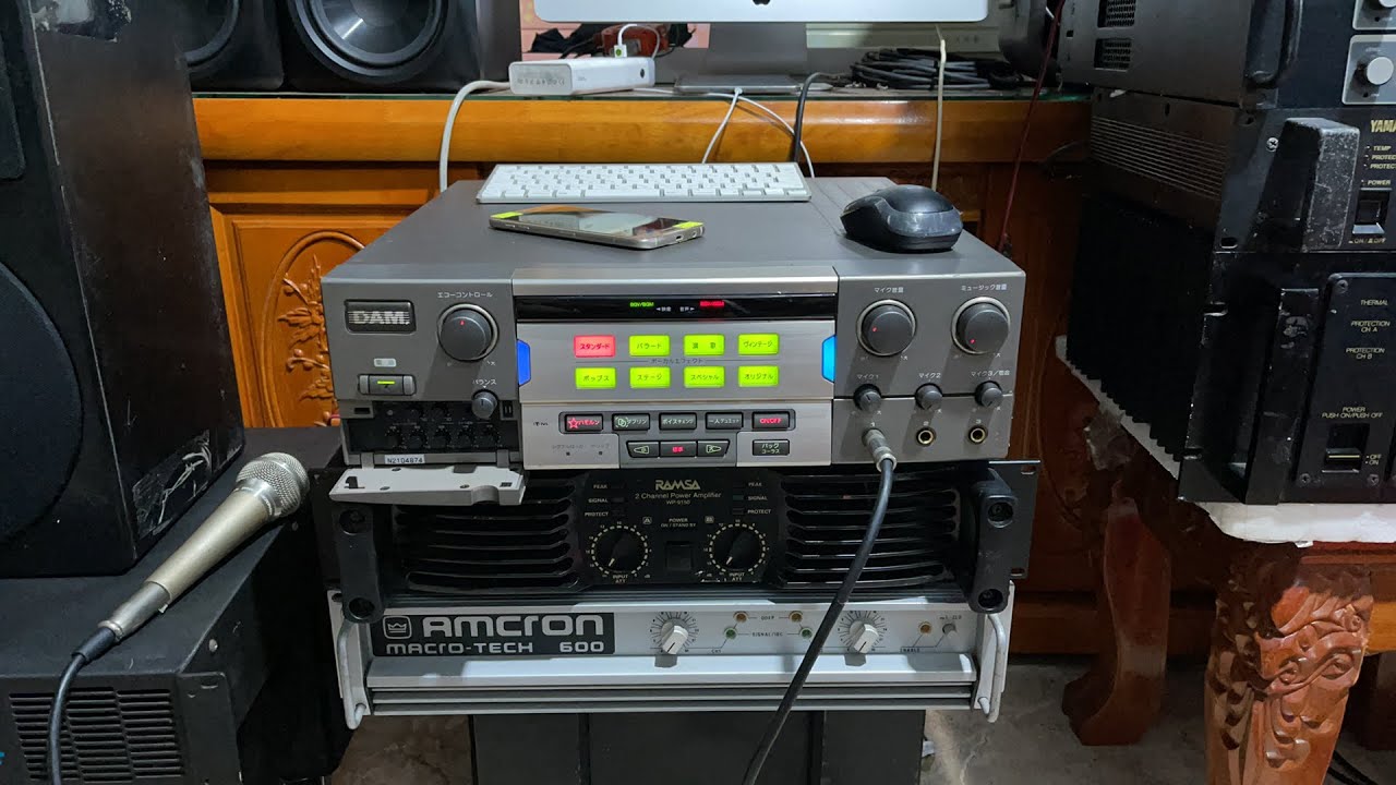 Test amply karaoke DAM A7000 nghe phê thật YouTube