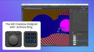 How to make Photoshop work your way with Actions Ring in Logi Options+ App and MX Creative Dialpad