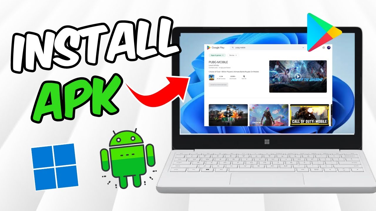 Run/Install APK Files on Windows 11 [without Emulator] | Get Play Store on PC 2022