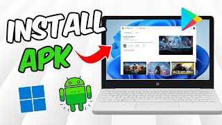 Run/Install APK Files on Windows 11 [without Emulator] | Get Play Store on PC screenshot 1