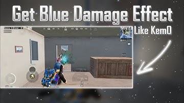 how to get blue damage effect like @Kemo..| bgmi editing | how to edit like KemO | bgmi montage edit