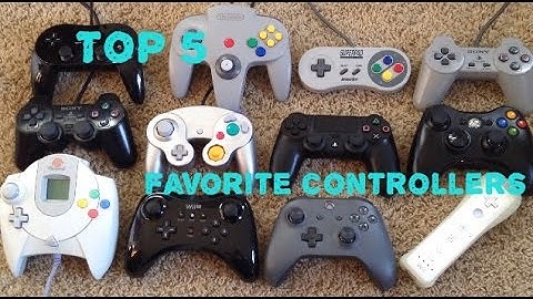 My top 5 favorite video game controllers!