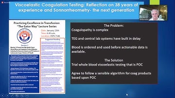 Viscoelastic Coagulation Testing: Reflections on 38 Years of Experience and Sonorheometry  The Next