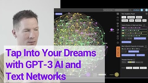 Analyze and Interpret Dreams using Visual Text Analysis, GPT AI, and Network Science | InfraNodus