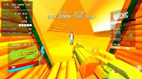 Speedrunning a random ultrakill level every day until i start hrt | Day 3 (4-2)