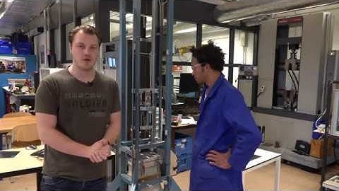 Composite instruction video: Executing a drop tower test