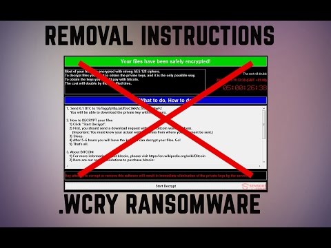 How to Remove .wcry File Virus (Restore Files)