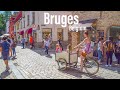 Bruges, Belgium 🇧🇪 - Evening Walk - 2021 - 4K-HDR Walking Tour (▶79min)