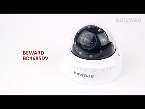 Обзор 4Мп IP-камеры BEWARD BD4685DV, купольная, варифокальный объектив, антивандальная, H.265, -55°C