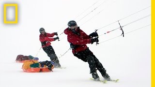 Sarah and Eric McNair-Landry: Kite-Skiing in the Arctic | Nat Geo Live