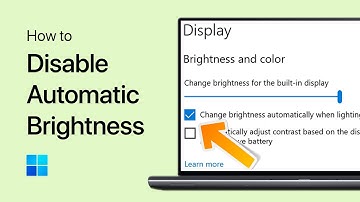 How To Turn Off Automatic Brightness on Windows 11 - Tutorial