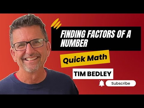 MATH LESSON: Finding Factors of a Number