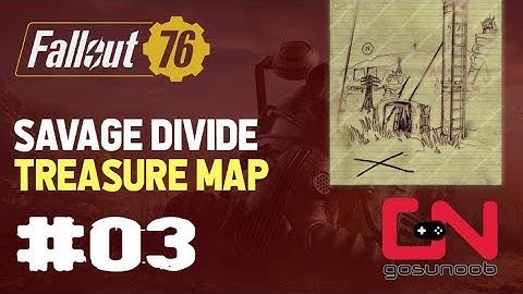 Fallout 76 - Savage Divide Treasure Map #03 Location