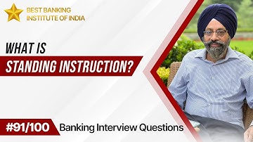 What is Standing Instruction (SI)?  Best Answer For Banking Aspirants | Mr. Jasbir Singh