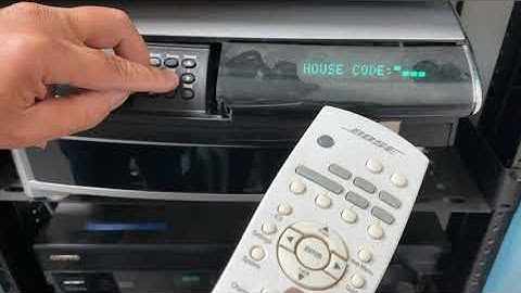 Pair Bose RC18T1-27  / RC38T1-27 remote control with AV18 AV38 AV48