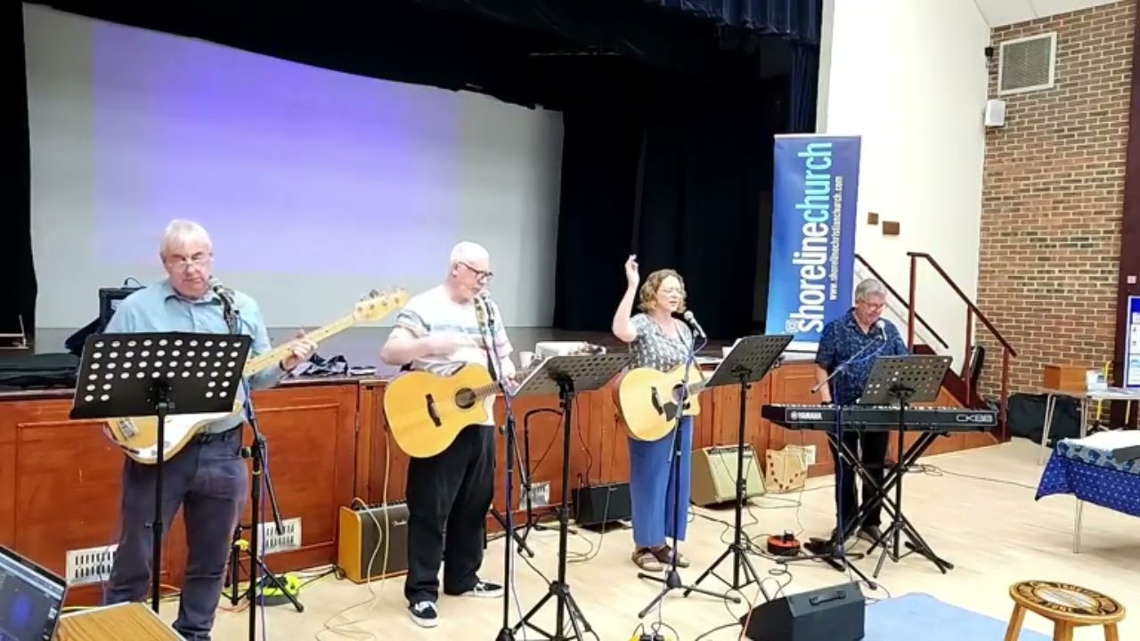 Kathy & Dave leading & Roger French speaking