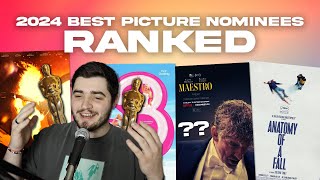 2024 Best Picture Nominees RANKED!!