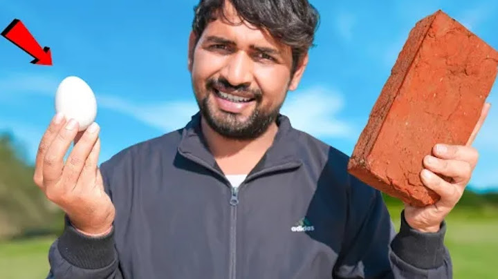 क्या एक अंडा ईंट को तोड़ सकता है ? Egg 🥚 Vs Brick 🧱