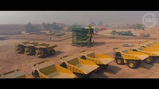 MMD Semi-Mobile relocated by MMD Transporter - Mae Moh Mine, Thailand