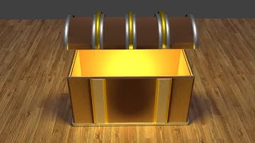 Treasure Chest Animation (First Blender Project)