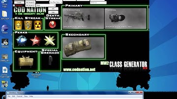 MW2 Tactical Nuke Class Setup