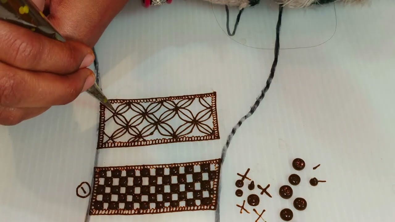 ब्राइडल मेहंदी चेक डिजाइन || Easy Mehndi Check Design | Top 5 Check Design | Raj Mehandi Designer