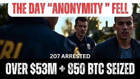 850 Bitcoin, 207 Arrests | How Operation RapTor Crushed the Dark Web’s Illusion of Anonymity
