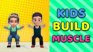 30-Day Kids Workout To Build Muscle - Get Stronger!