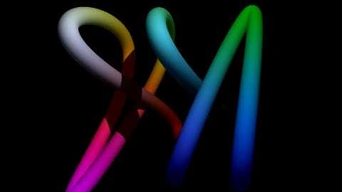 Animated 1-3-5 Lissajous curve