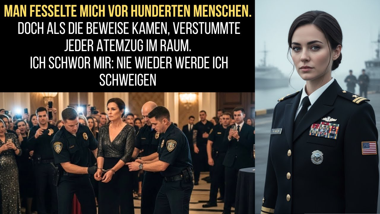 Mein Vater hob sein Glas, als sie mir auf dem glitzernden Gala-Ball die Handschellen anlegten. Er lächelte und sagte laut, damit es jeder hören konnte: „Niemand steht über dem Gesetz, nicht einmal...