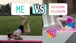 Me VS My Instagram Followers GYMNASTICS! 🤸🏼‍♂️ | Bethany G