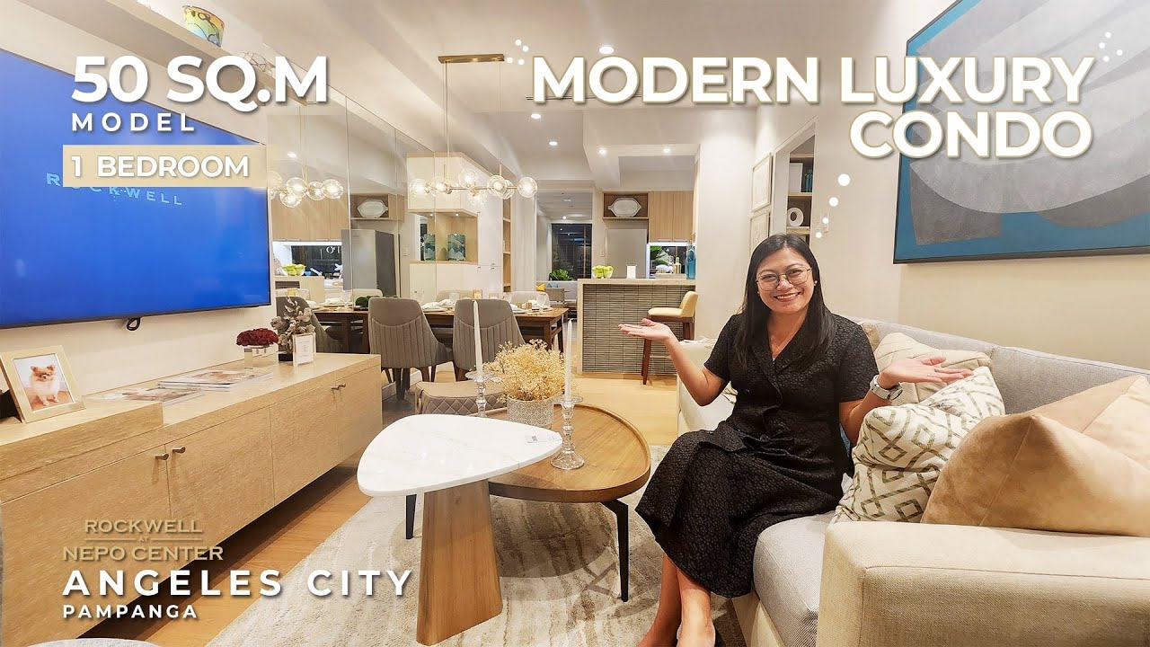 Rockwell at Nepo Center Model Unit |1 Bedroom| Ben Cab Tower | Condominium in Angeles City, Pampanga