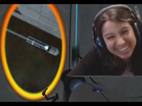 Daisy plays portal for the first time