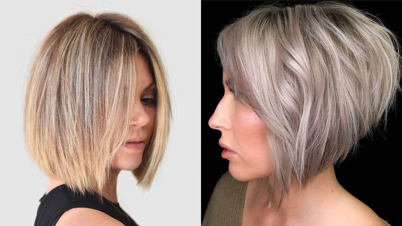 Cheveux court / mi-Long pour femme 💇‍♀️ idées de coiffure tendance 2021 -  YouTube