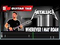 Metallica wherever i may roam  cover dotti brothers  lesson  guitar tab