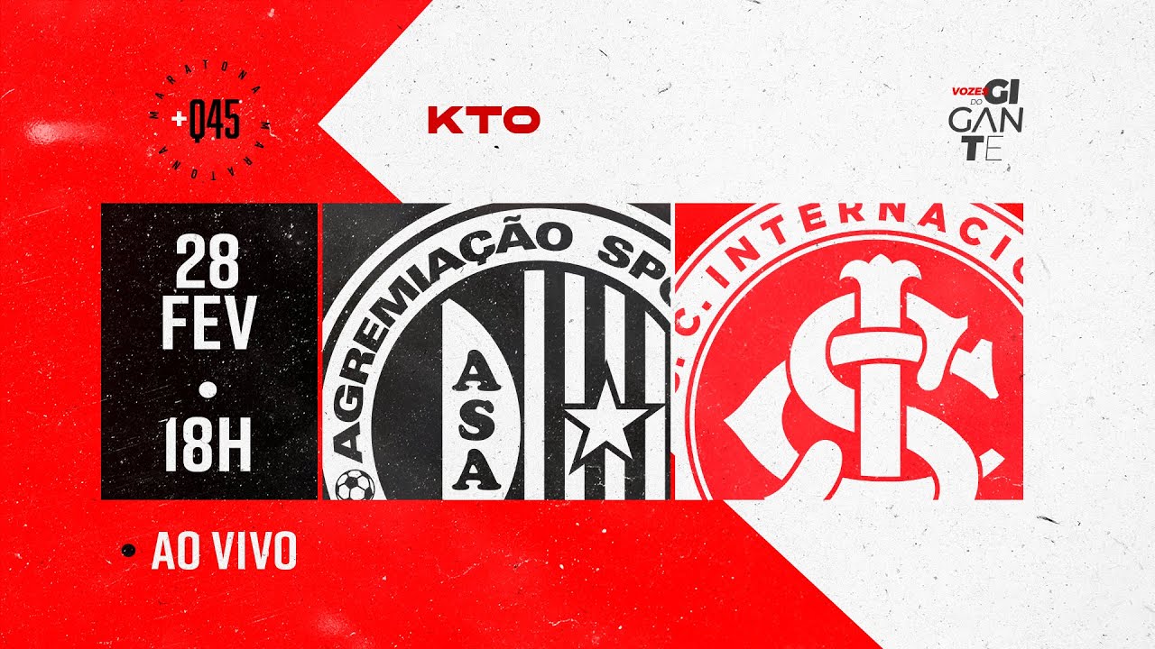 ASA x INTER COPA DO BRASIL 2024 VOZES DO GIGANTE AO VIVO YouTube