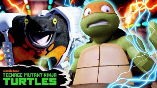 Ninja Turtles FIGHT OFF Alien Lizards?!  | FULL EPISODE in 10 Minutes | TMNT