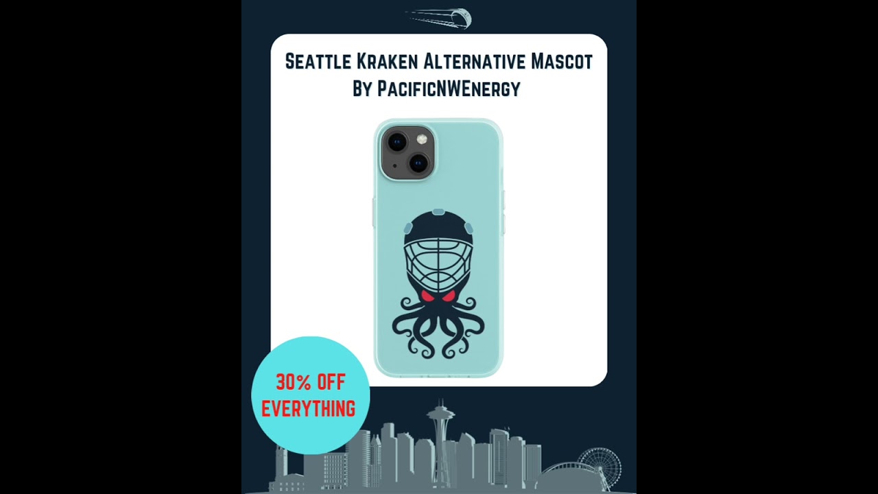 Seattle Kraken Alternative Mascot By PacificNWEnergy 🏒