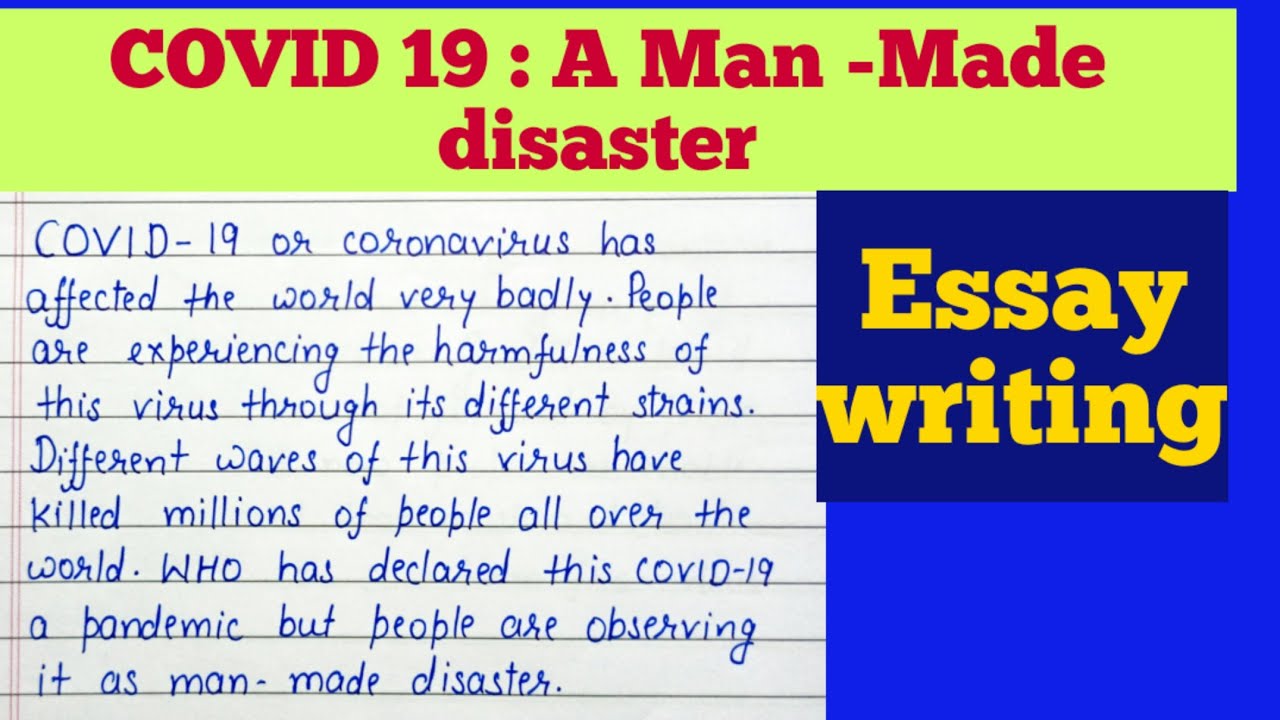 man made disaster essay 100 words