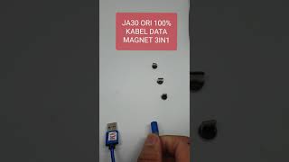 Magnetik magnetic KABEL CABLE data MICRO USB original asli 100 persen fast cas speed casan
