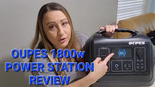 OUPES 1800W POWER STATION REVIEW (Solar Generator)