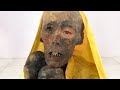 how MONK MUMMY from INDIA looked when he was ALIVE...