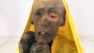 how MONK MUMMY from INDIA looked when he was ALIVE...