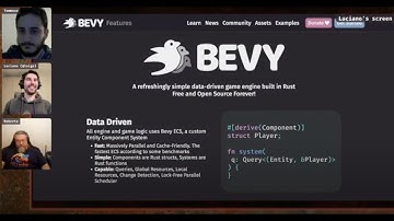 Introduction to Bevy, Rust game engine (Twitch Live 2022-11-02)