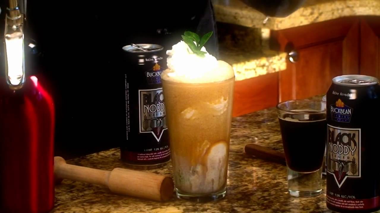 How to make a Beer and Mint Ice Cream Float - Cooking with Beer!!!