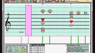 Pokémon Black/White: Rival Battle Mario Paint Composer