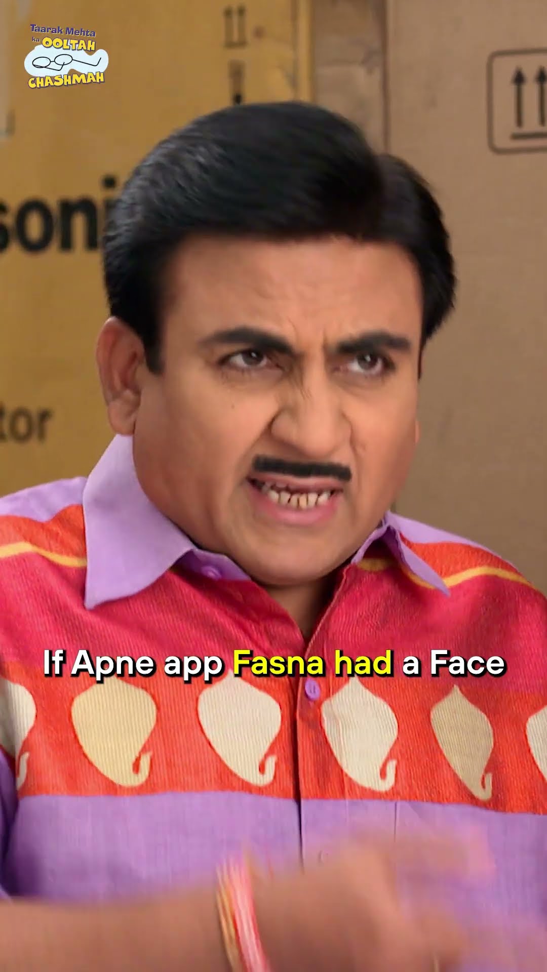 If Apne app Fasna had a Face #tmkoc #comedy #relatable #shorts #comedyvideo #funny #trendingshorts