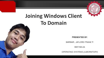 OS B6-Joining Windows Client to Domain